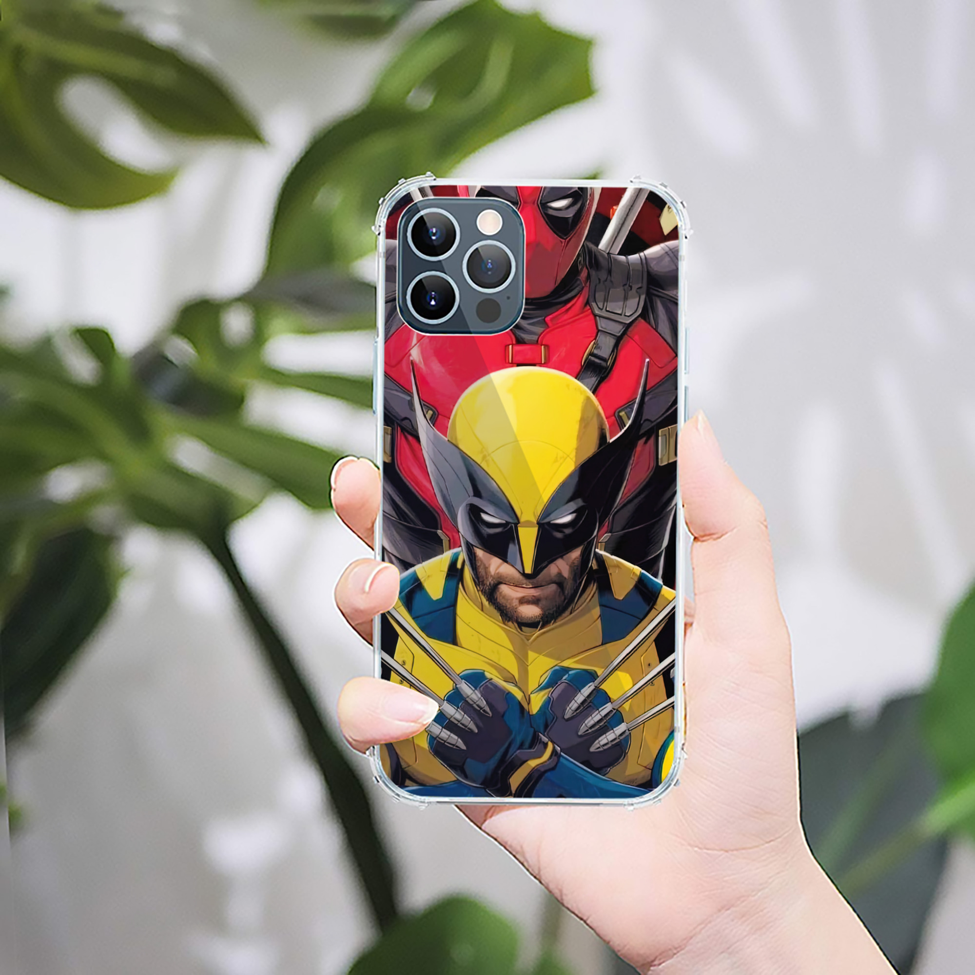 （画像用） Deadpool デッドプール 【iPhone 12シリーズ対応】透明スマホケース（クリアソフトケース）